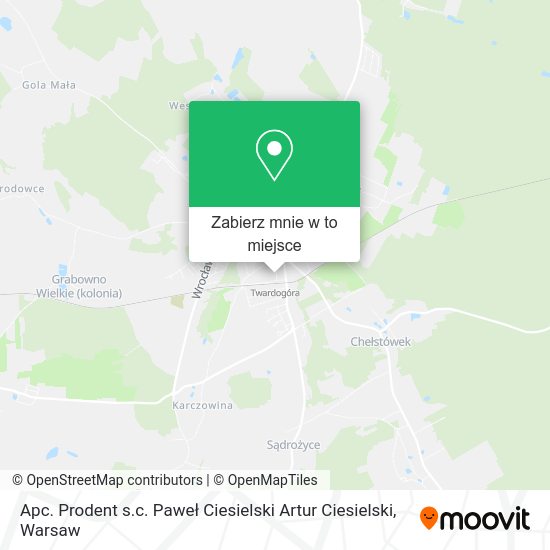 Mapa Apc. Prodent s.c. Paweł Ciesielski Artur Ciesielski
