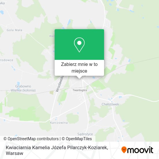 Mapa Kwiaciarnia Kamelia Józefa Pilarczyk-Koziarek