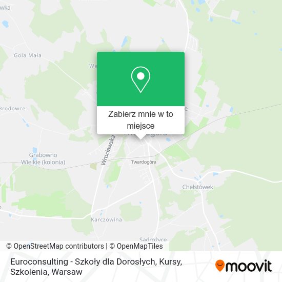 Mapa Euroconsulting - Szkoły dla Dorosłych, Kursy, Szkolenia