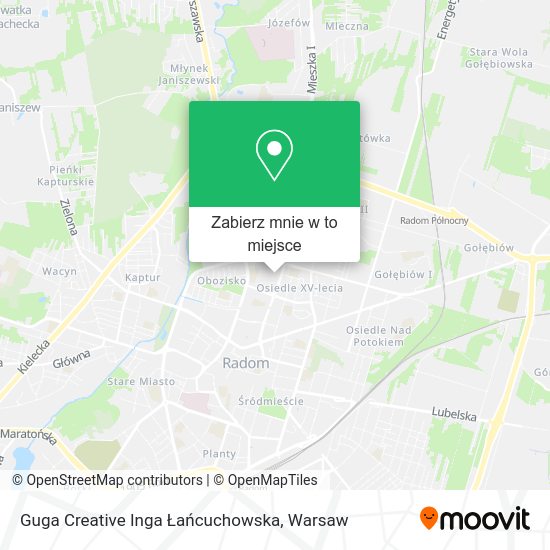 Mapa Guga Creative Inga Łańcuchowska