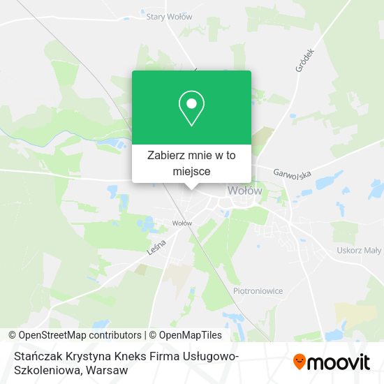 Mapa Stańczak Krystyna Kneks Firma Usługowo-Szkoleniowa