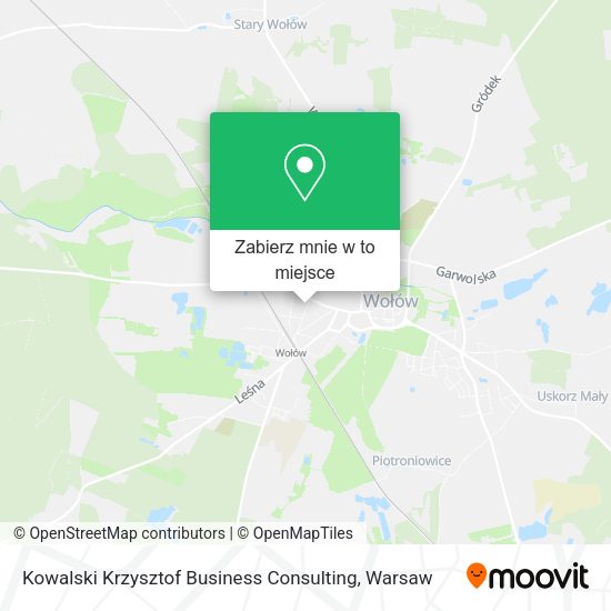 Mapa Kowalski Krzysztof Business Consulting