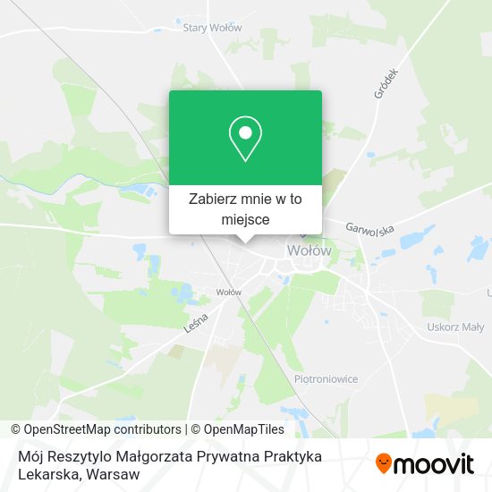 Mapa Mój Reszytylo Małgorzata Prywatna Praktyka Lekarska