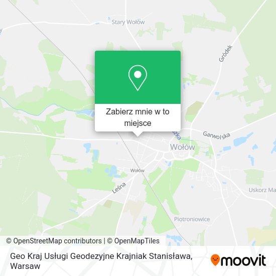 Mapa Geo Kraj Usługi Geodezyjne Krajniak Stanisława