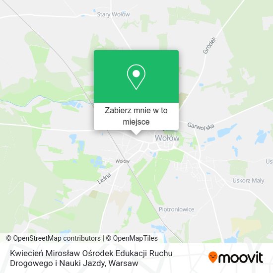 Mapa Kwiecień Mirosław Ośrodek Edukacji Ruchu Drogowego i Nauki Jazdy