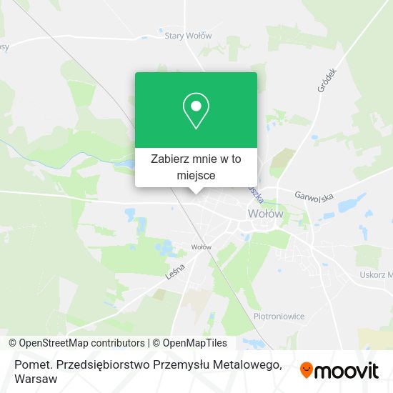 Mapa Pomet. Przedsiębiorstwo Przemysłu Metalowego