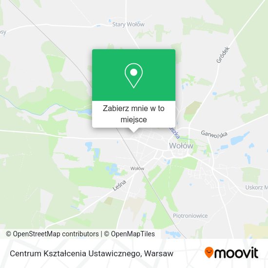 Mapa Centrum Kształcenia Ustawicznego