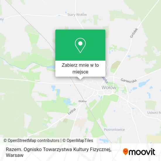 Mapa Razem. Ognisko Towarzystwa Kultury Fizycznej