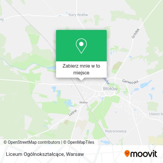 Mapa Liceum Ogólnokształcące