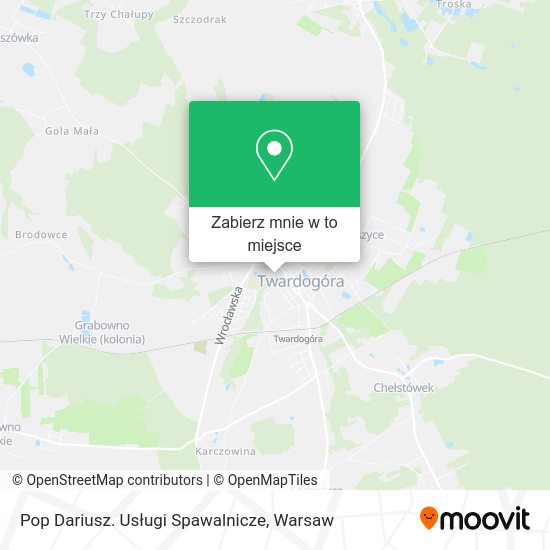 Mapa Pop Dariusz. Usługi Spawalnicze