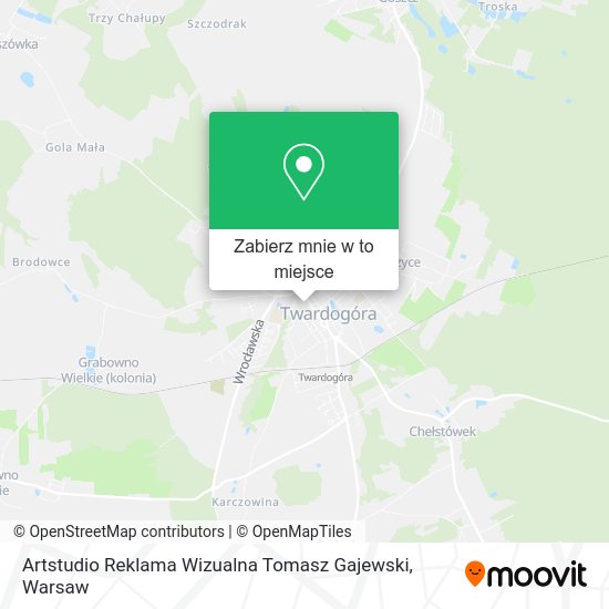 Mapa Artstudio Reklama Wizualna Tomasz Gajewski