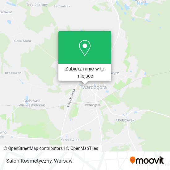 Mapa Salon Kosmetyczny