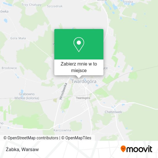 Mapa Żabka