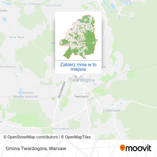 Mapa Gmina Twardogóra