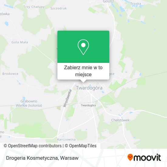 Mapa Drogeria Kosmetyczna