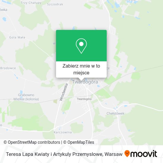 Mapa Teresa Lapa Kwiaty i Artykuly Przemyslowe