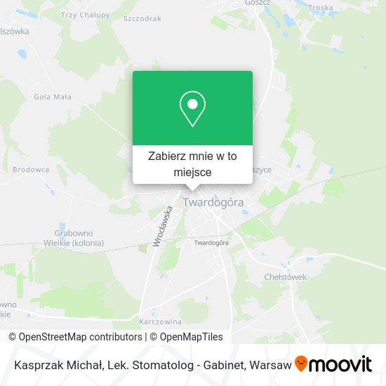 Mapa Kasprzak Michał, Lek. Stomatolog - Gabinet