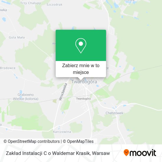 Mapa Zakład Instalacji C o Waldemar Krasik