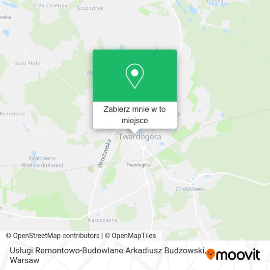 Mapa Usługi Remontowo-Budowlane Arkadiusz Budzowski