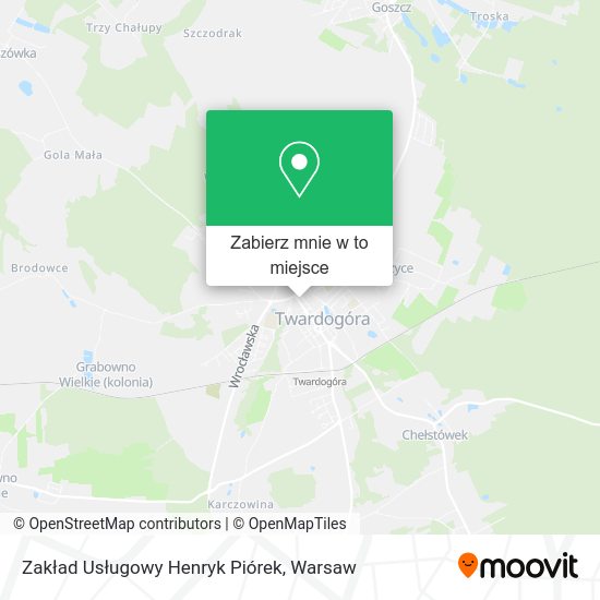 Mapa Zakład Usługowy Henryk Piórek