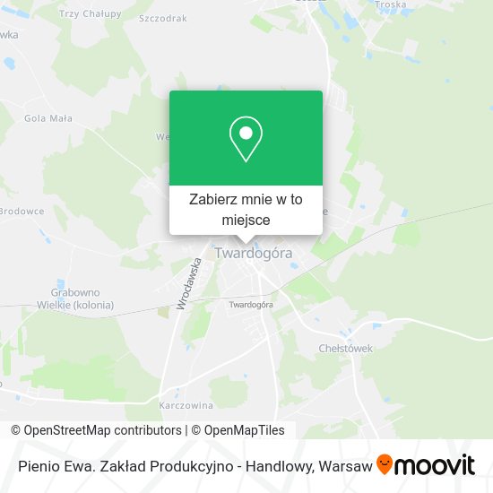 Mapa Pienio Ewa. Zakład Produkcyjno - Handlowy