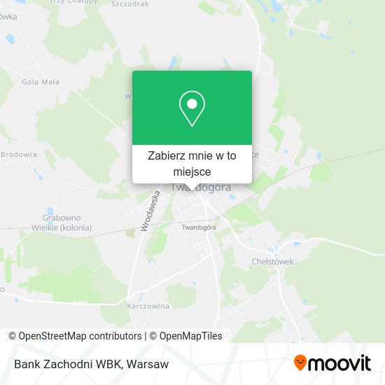 Mapa Bank Zachodni WBK