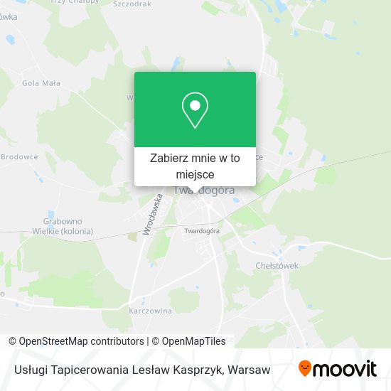 Mapa Usługi Tapicerowania Lesław Kasprzyk