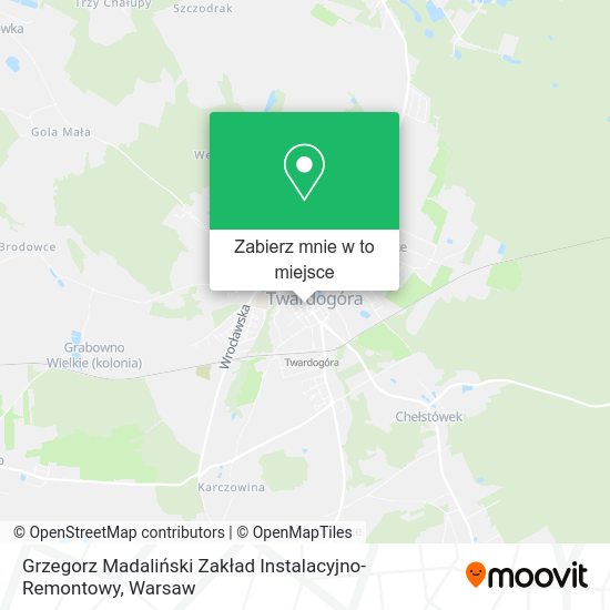 Mapa Grzegorz Madaliński Zakład Instalacyjno-Remontowy