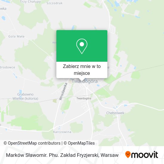 Mapa Marków Sławomir. Phu. Zakład Fryzjerski