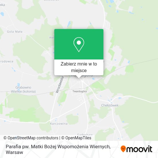 Mapa Parafia pw. Matki Bożej Wspomożenia Wiernych