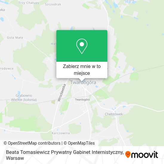 Mapa Beata Tomasiewicz Prywatny Gabinet Internistyczny