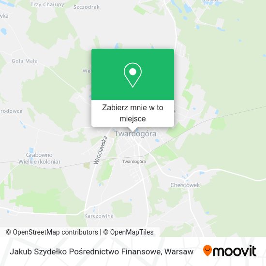 Mapa Jakub Szydełko Pośrednictwo Finansowe