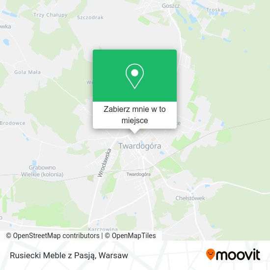 Mapa Rusiecki Meble z Pasją