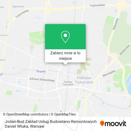 Mapa Jodan-Bud Zakład Usług Budowlano-Remontowych Daniel Włuka