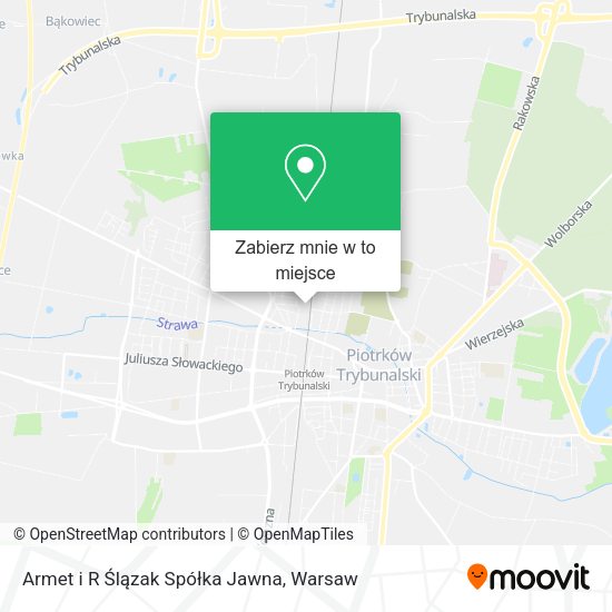 Mapa Armet i R Ślązak Spółka Jawna