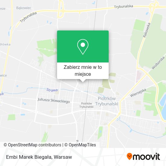 Mapa Embi Marek Biegała