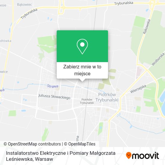 Mapa Instalatorstwo Elektryczne i Pomiary Małgorzata Leśniewska