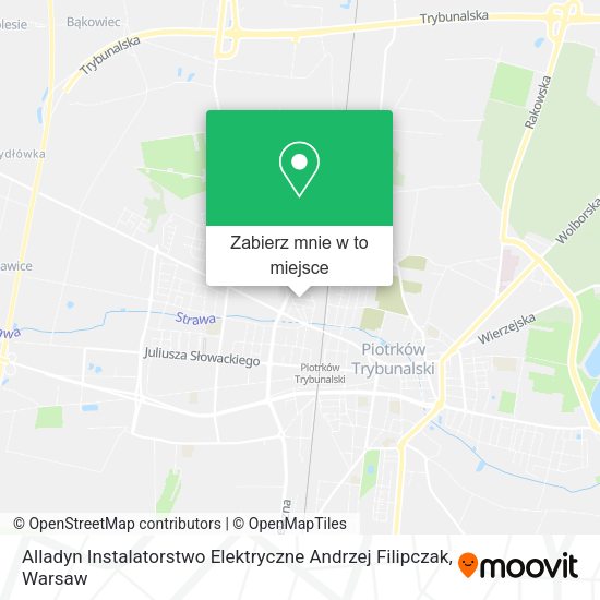 Mapa Alladyn Instalatorstwo Elektryczne Andrzej Filipczak