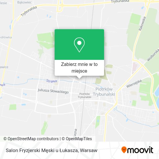 Mapa Salon Fryzjerski Męski u Łukasza