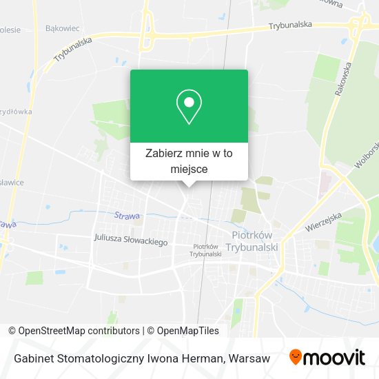 Mapa Gabinet Stomatologiczny Iwona Herman