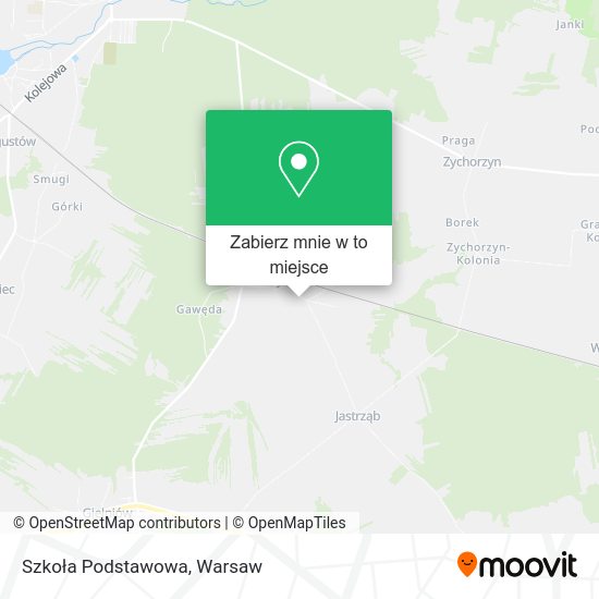 Mapa Szkoła Podstawowa