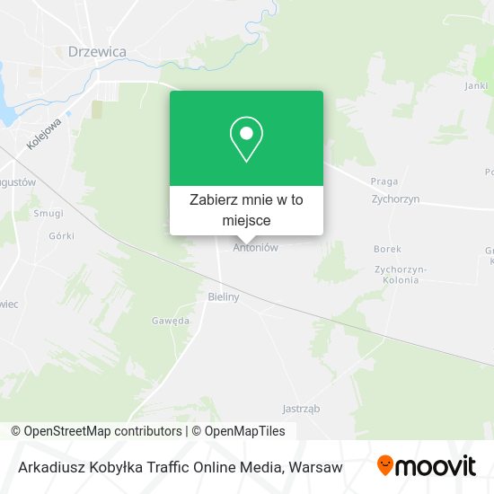 Mapa Arkadiusz Kobyłka Traffic Online Media