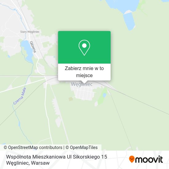 Mapa Wspólnota Mieszkaniowa Ul Sikorskiego 15 Węgliniec