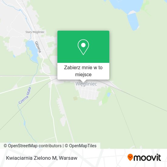 Mapa Kwiaciarnia Zielono M