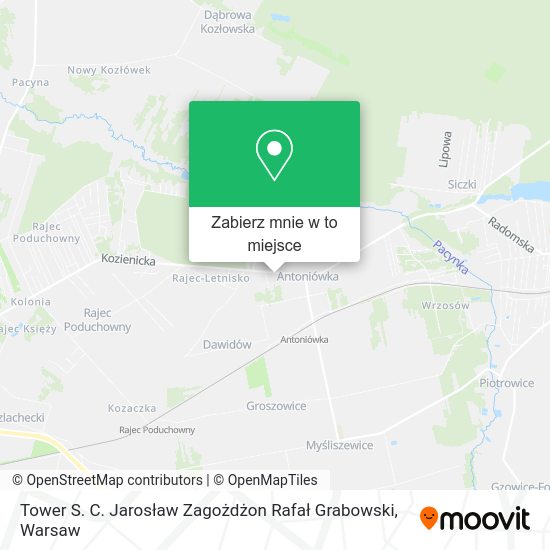 Mapa Tower S. C. Jarosław Zagożdżon Rafał Grabowski