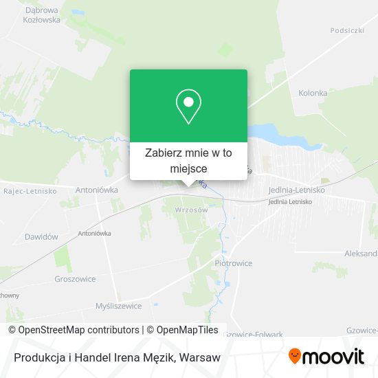 Mapa Produkcja i Handel Irena Męzik