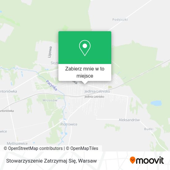 Mapa Stowarzyszenie Zatrzymaj Się