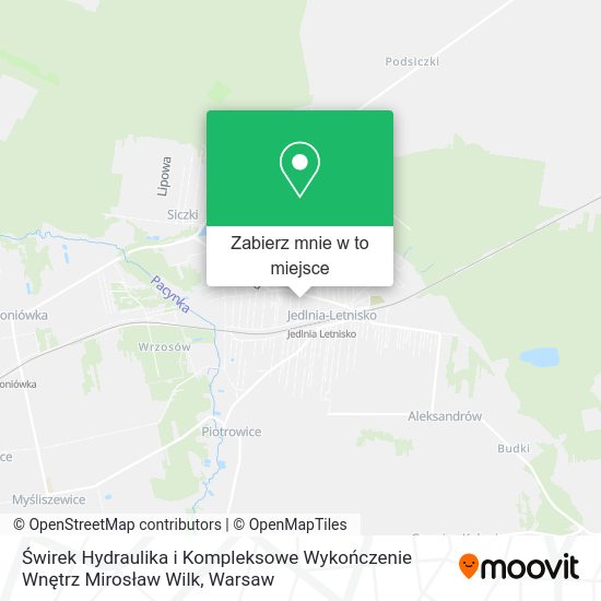 Mapa Świrek Hydraulika i Kompleksowe Wykończenie Wnętrz Mirosław Wilk