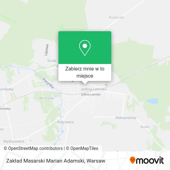 Mapa Zakład Masarski Marian Adamski