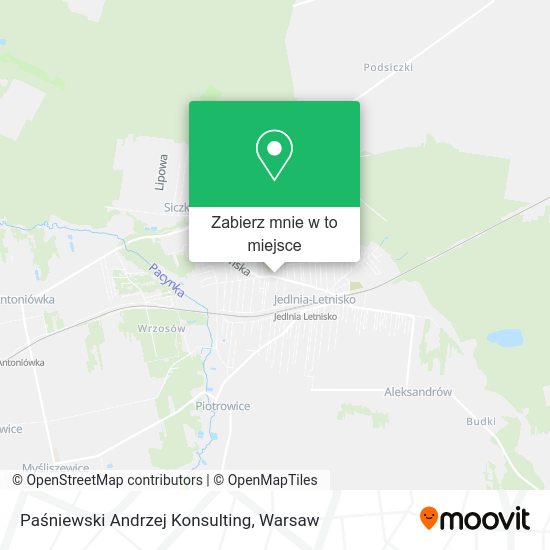 Mapa Paśniewski Andrzej Konsulting